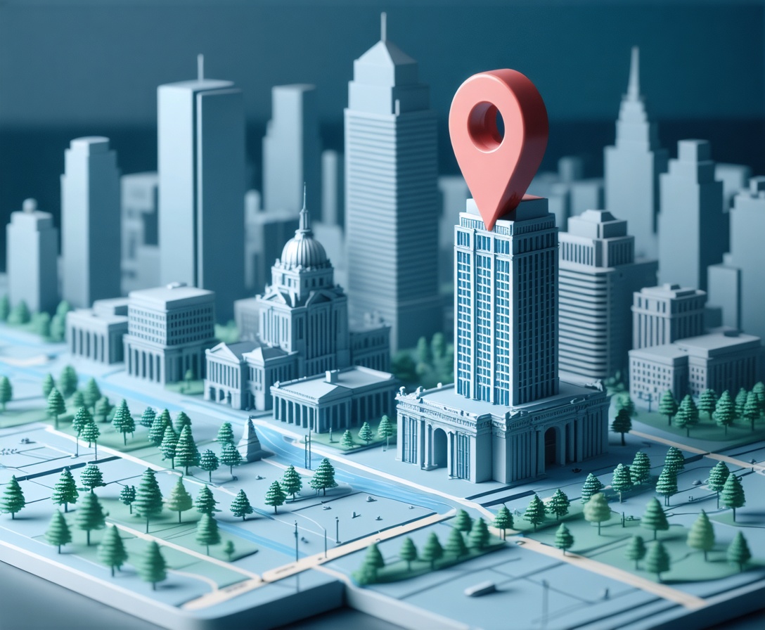 Карта района Market Street в Сан-Франциско с отметкой офиса Код Созидания